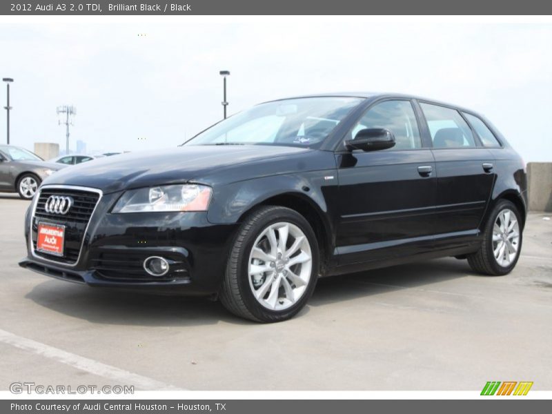 Brilliant Black / Black 2012 Audi A3 2.0 TDI