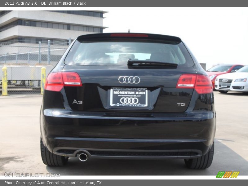 Brilliant Black / Black 2012 Audi A3 2.0 TDI