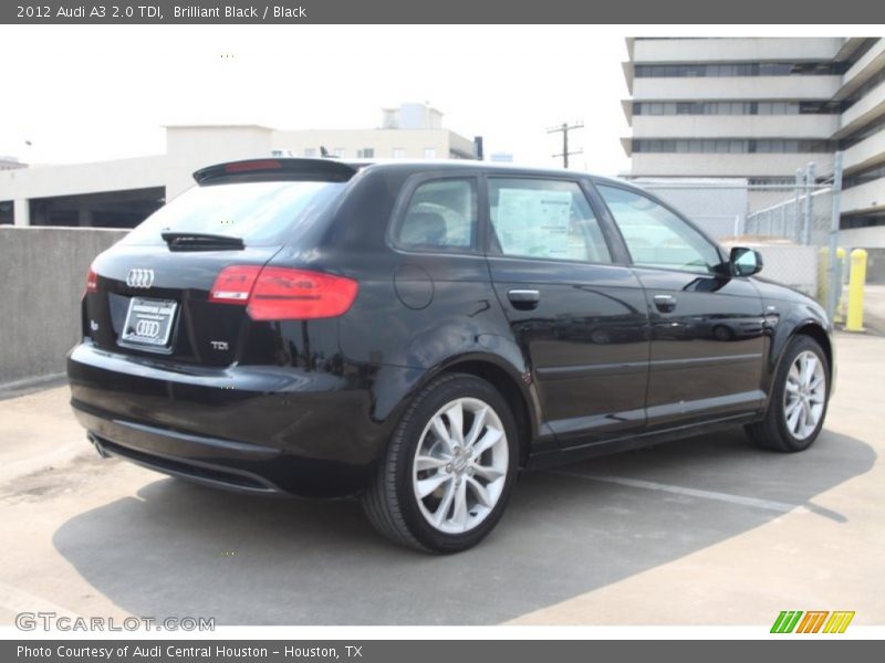 Brilliant Black / Black 2012 Audi A3 2.0 TDI