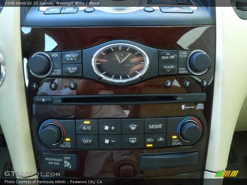 Moonlight White / Wheat 2008 Infiniti EX 35 Journey