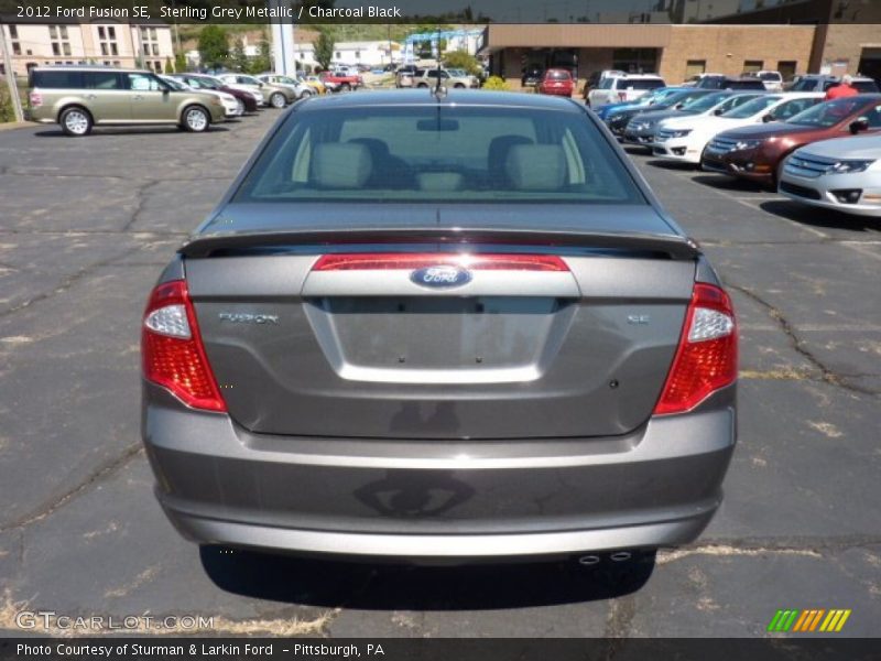 Sterling Grey Metallic / Charcoal Black 2012 Ford Fusion SE