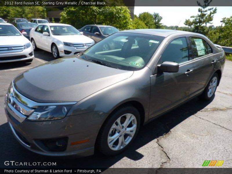 Sterling Grey Metallic / Charcoal Black 2012 Ford Fusion SE