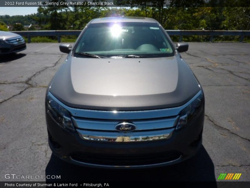Sterling Grey Metallic / Charcoal Black 2012 Ford Fusion SE