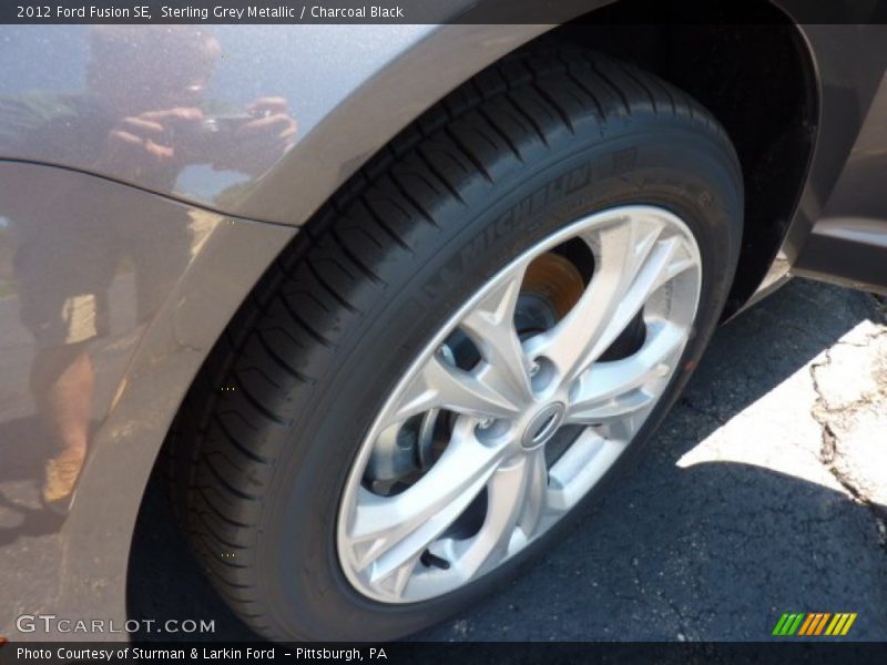 Sterling Grey Metallic / Charcoal Black 2012 Ford Fusion SE