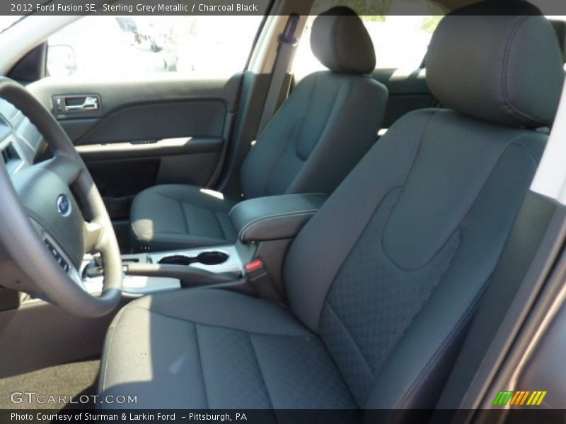 Sterling Grey Metallic / Charcoal Black 2012 Ford Fusion SE