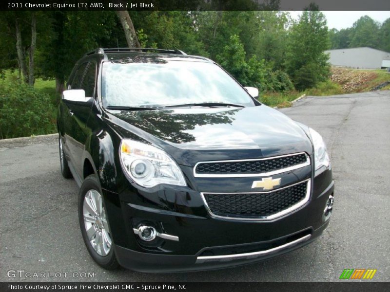 Black / Jet Black 2011 Chevrolet Equinox LTZ AWD