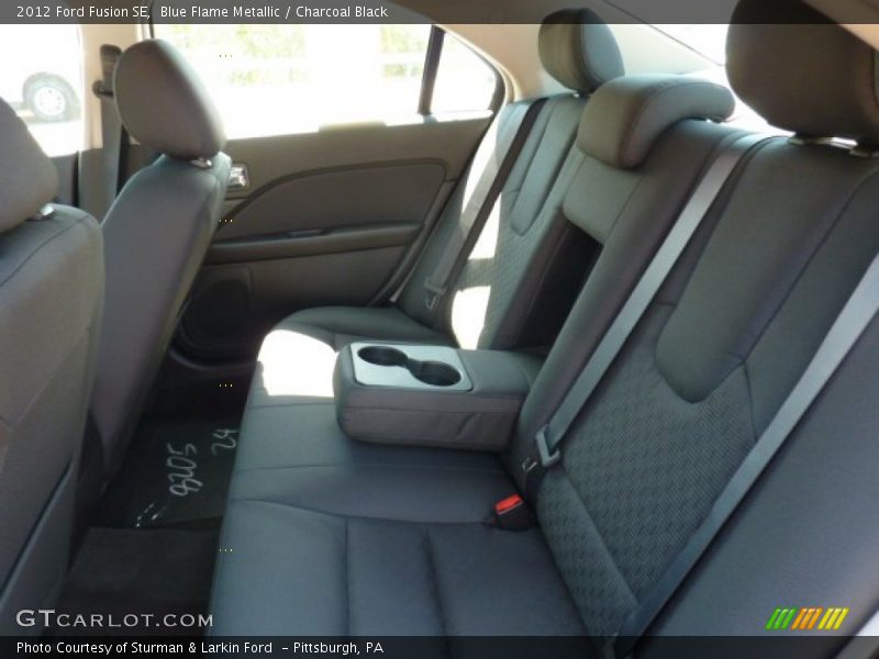 Blue Flame Metallic / Charcoal Black 2012 Ford Fusion SE