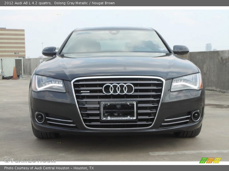 Oolong Gray Metallic / Nougat Brown 2012 Audi A8 L 4.2 quattro