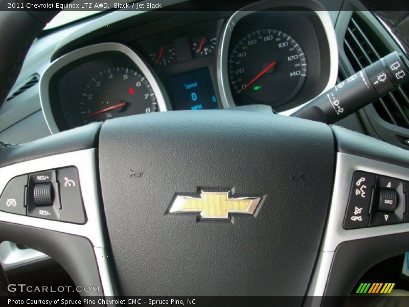 Black / Jet Black 2011 Chevrolet Equinox LTZ AWD