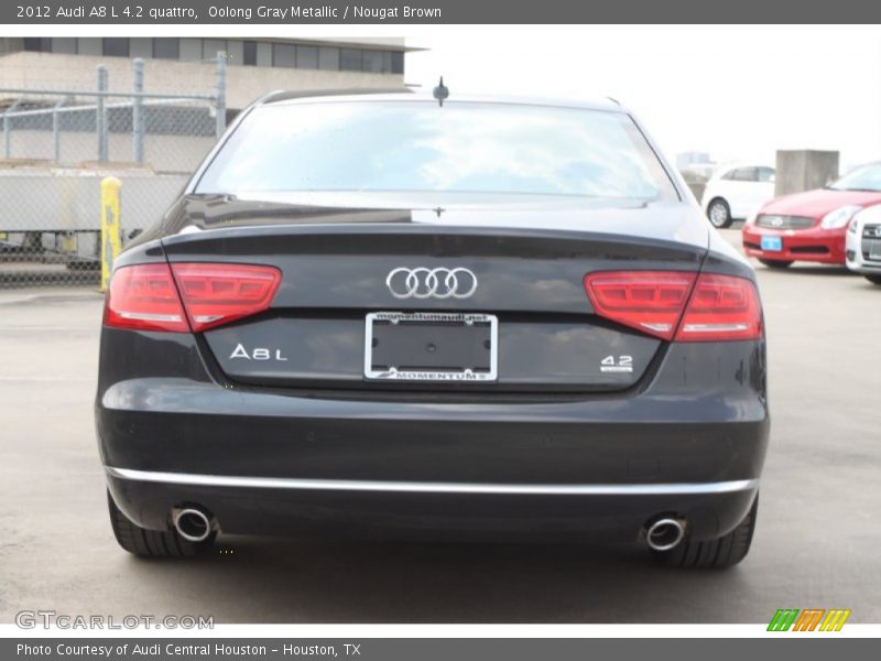 Oolong Gray Metallic / Nougat Brown 2012 Audi A8 L 4.2 quattro