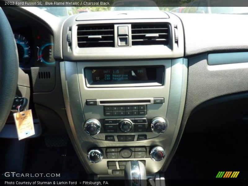 Blue Flame Metallic / Charcoal Black 2012 Ford Fusion SE