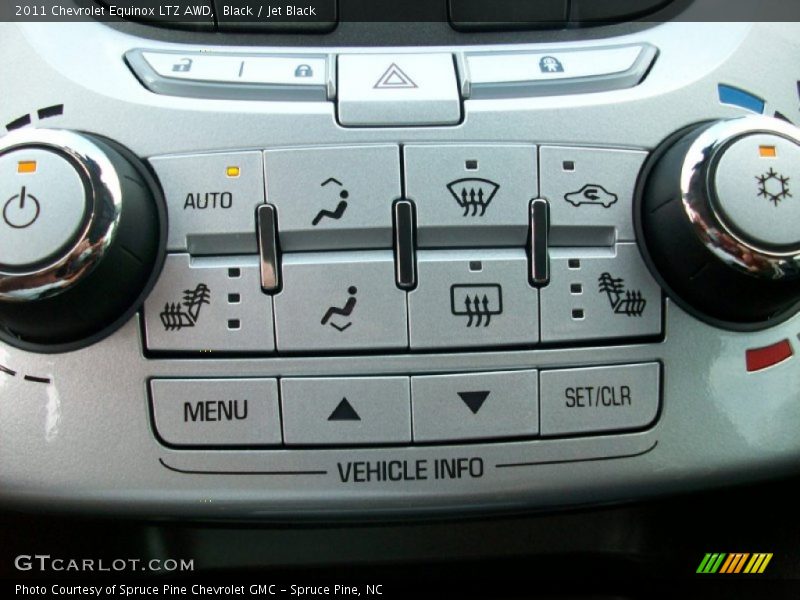 Controls of 2011 Equinox LTZ AWD