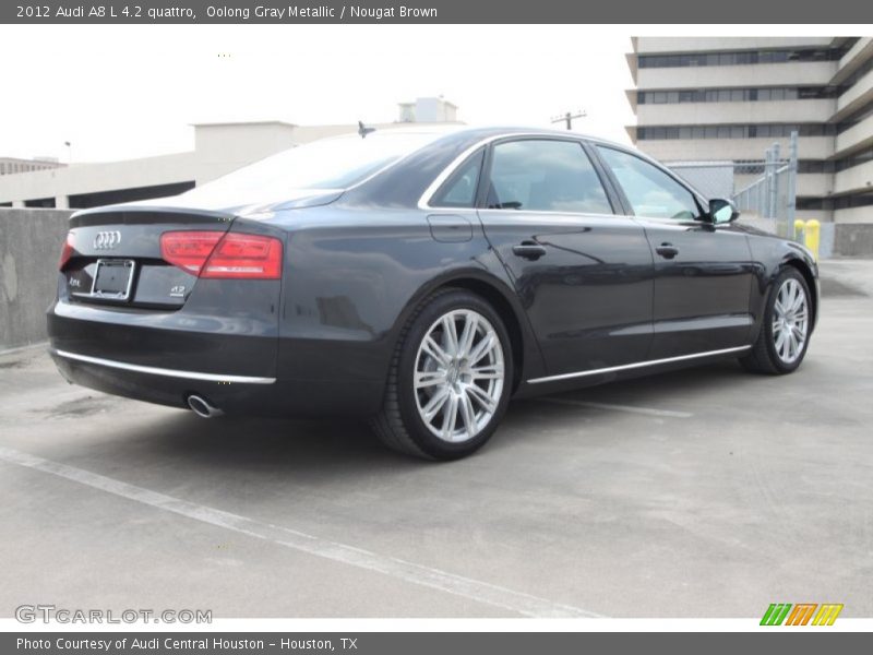 Oolong Gray Metallic / Nougat Brown 2012 Audi A8 L 4.2 quattro