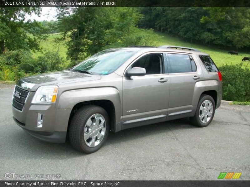 Mocha Steel Metallic / Jet Black 2011 GMC Terrain SLT AWD