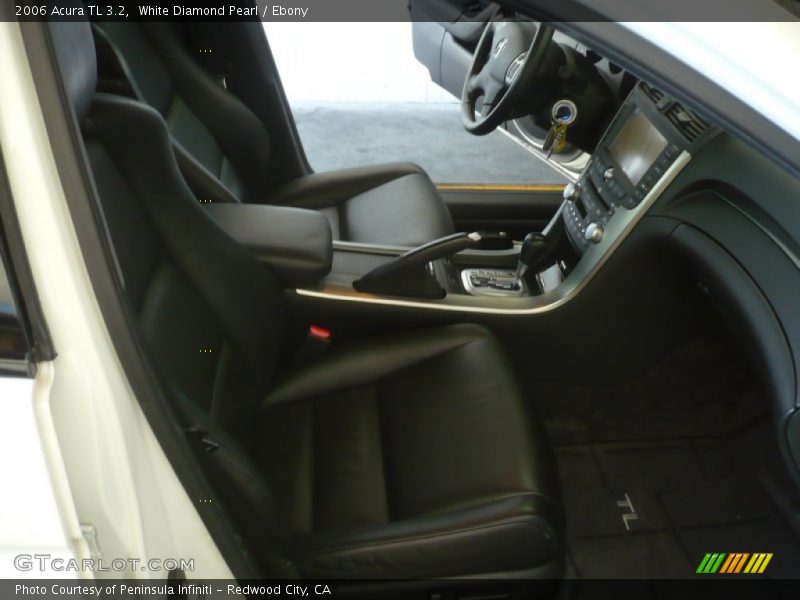 White Diamond Pearl / Ebony 2006 Acura TL 3.2