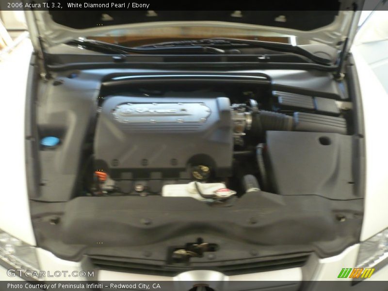 White Diamond Pearl / Ebony 2006 Acura TL 3.2