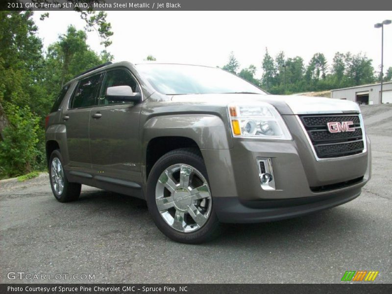 Mocha Steel Metallic / Jet Black 2011 GMC Terrain SLT AWD