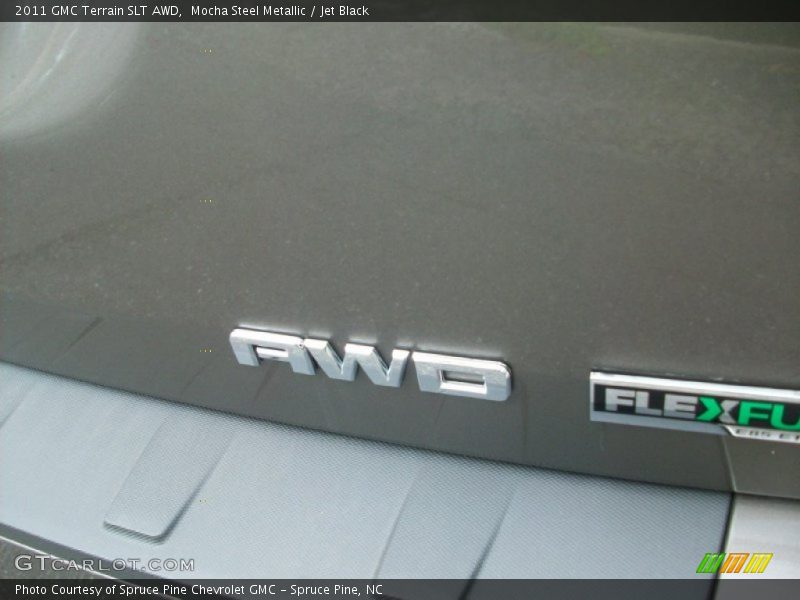 Mocha Steel Metallic / Jet Black 2011 GMC Terrain SLT AWD