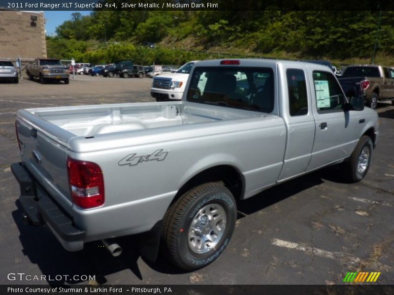 Silver Metallic / Medium Dark Flint 2011 Ford Ranger XLT SuperCab 4x4