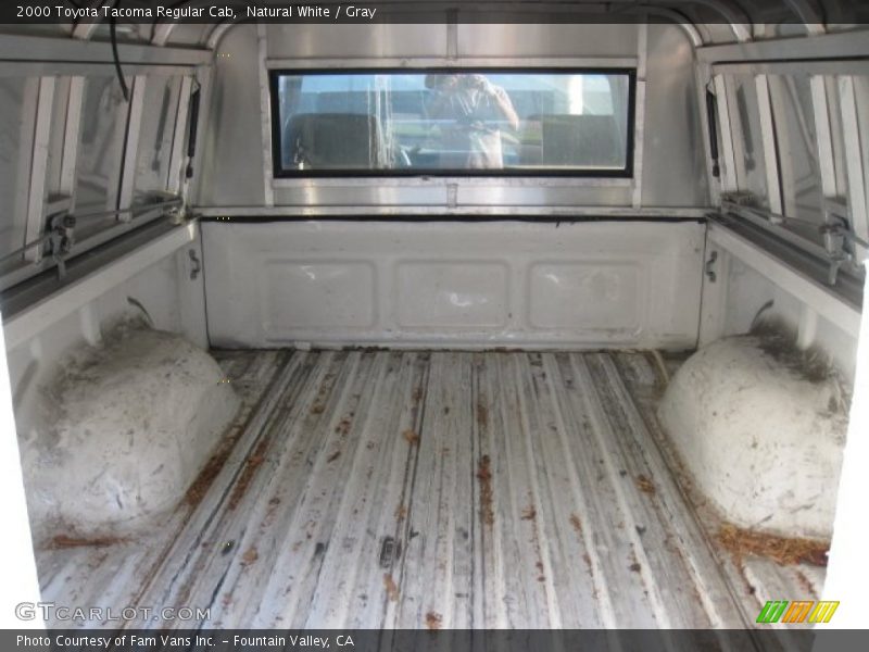 Natural White / Gray 2000 Toyota Tacoma Regular Cab