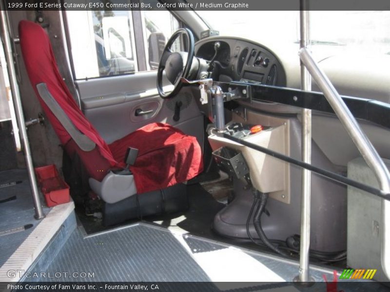 Oxford White / Medium Graphite 1999 Ford E Series Cutaway E450 Commercial Bus
