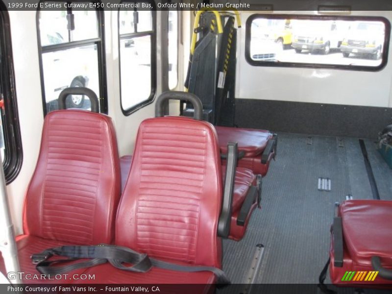 Oxford White / Medium Graphite 1999 Ford E Series Cutaway E450 Commercial Bus