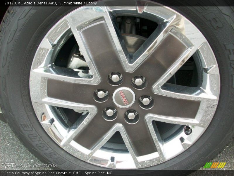 Summit White / Ebony 2012 GMC Acadia Denali AWD