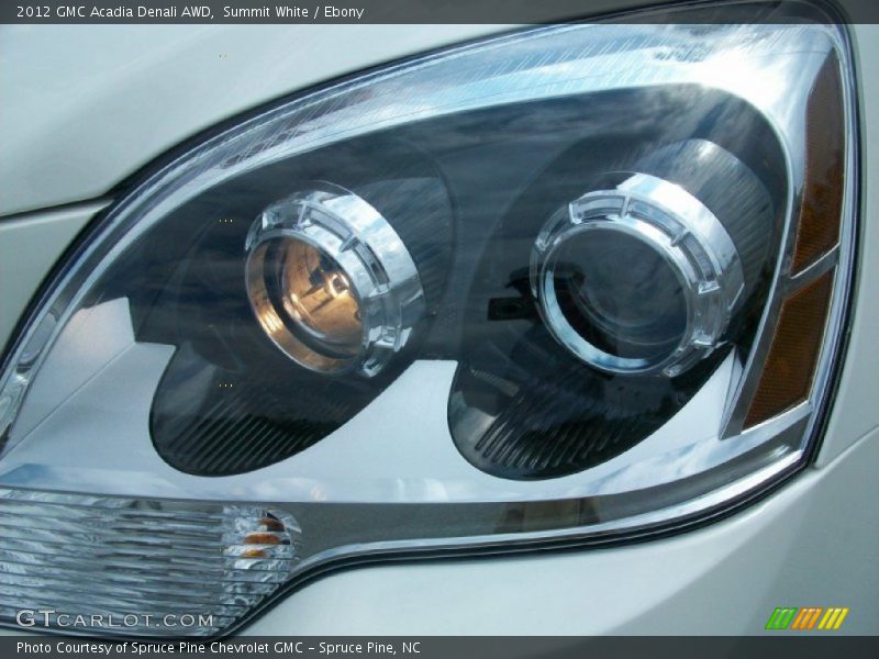 Summit White / Ebony 2012 GMC Acadia Denali AWD