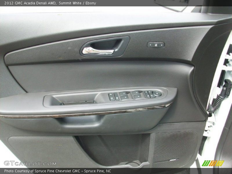 Summit White / Ebony 2012 GMC Acadia Denali AWD
