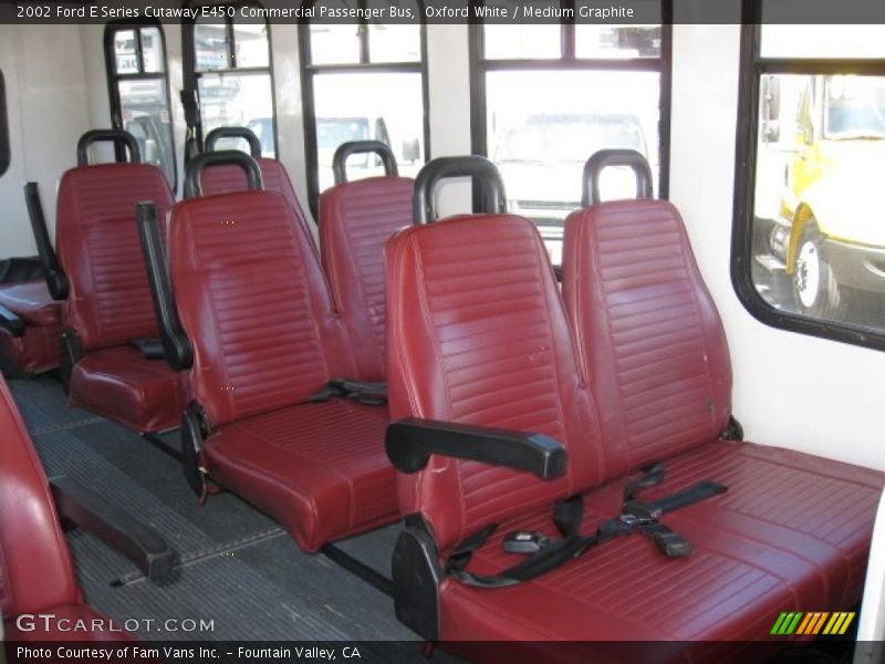 Oxford White / Medium Graphite 2002 Ford E Series Cutaway E450 Commercial Passenger Bus
