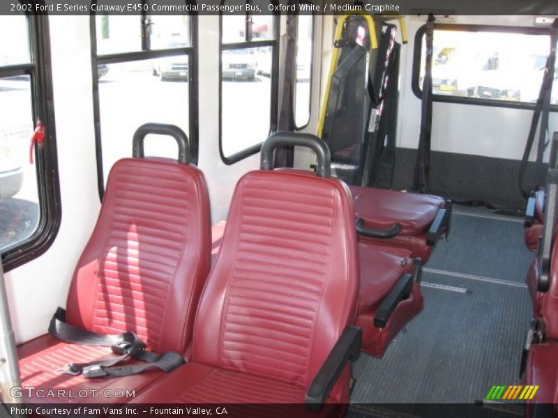 Oxford White / Medium Graphite 2002 Ford E Series Cutaway E450 Commercial Passenger Bus