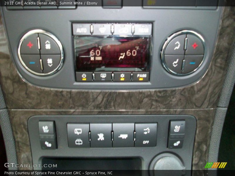 Summit White / Ebony 2012 GMC Acadia Denali AWD