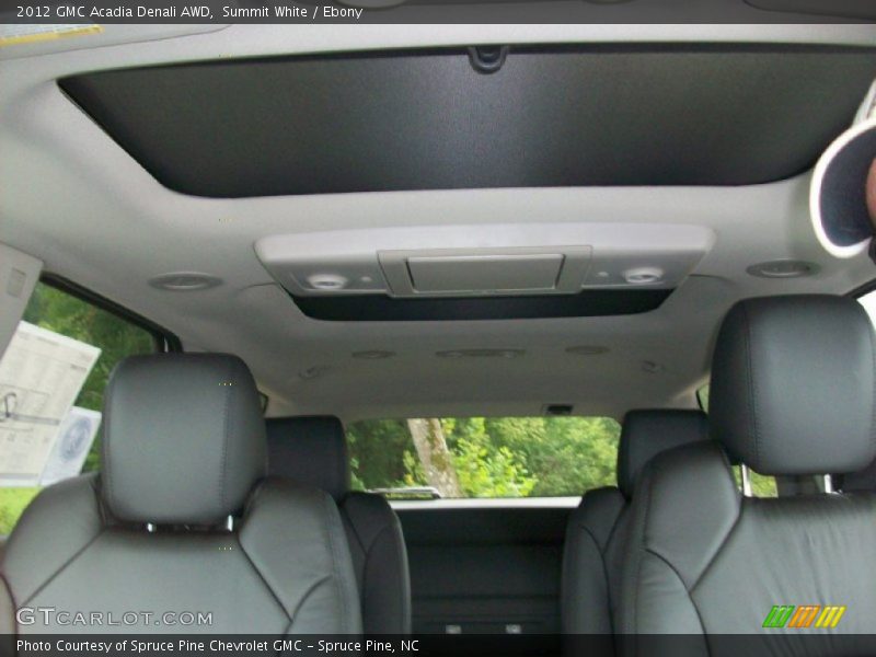 Summit White / Ebony 2012 GMC Acadia Denali AWD
