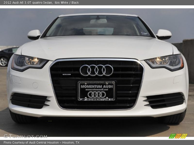 Ibis White / Black 2012 Audi A6 3.0T quattro Sedan