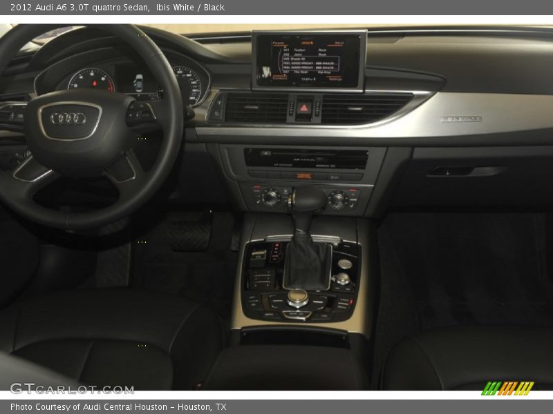 Ibis White / Black 2012 Audi A6 3.0T quattro Sedan