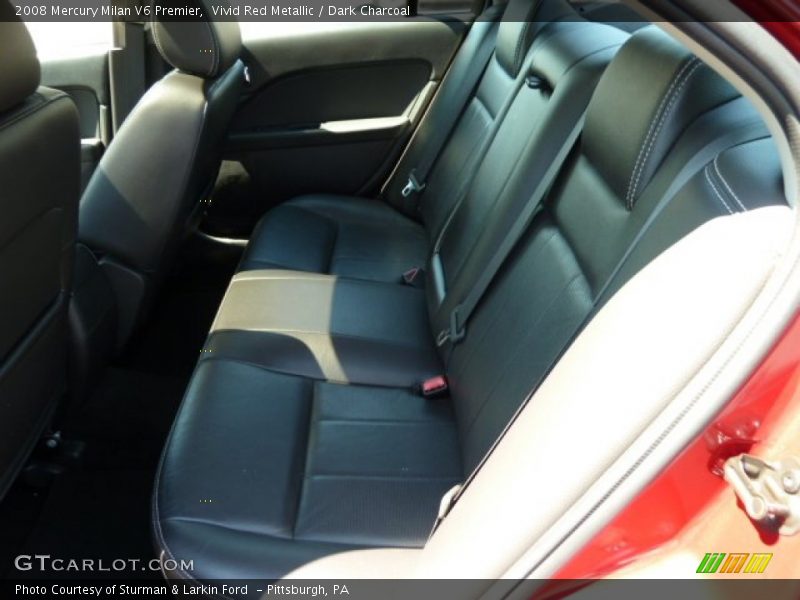 Vivid Red Metallic / Dark Charcoal 2008 Mercury Milan V6 Premier