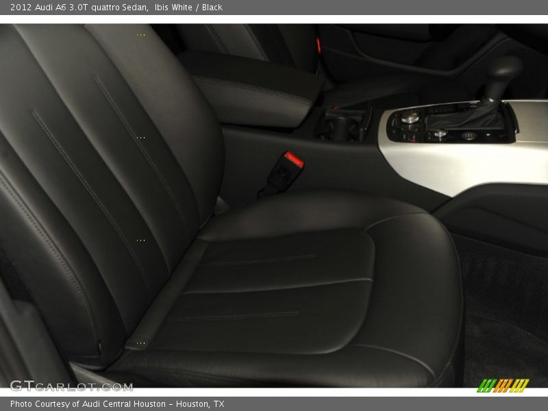 Ibis White / Black 2012 Audi A6 3.0T quattro Sedan