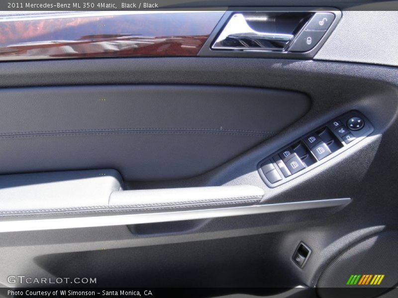 Black / Black 2011 Mercedes-Benz ML 350 4Matic