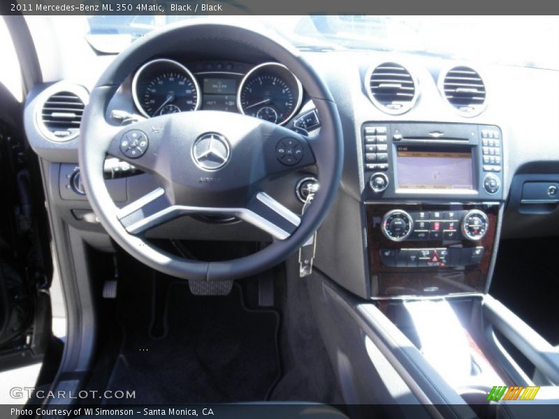 Black / Black 2011 Mercedes-Benz ML 350 4Matic