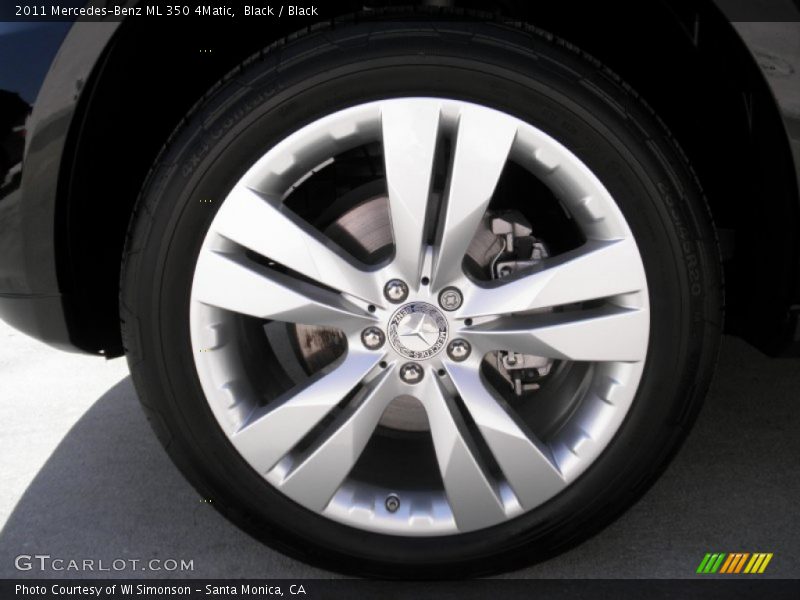 Black / Black 2011 Mercedes-Benz ML 350 4Matic