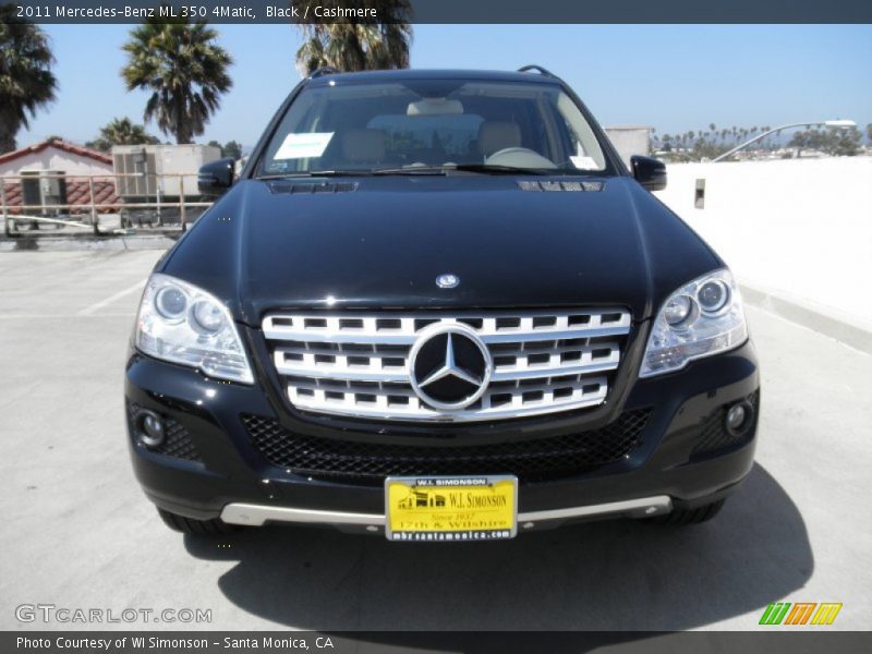 Black / Cashmere 2011 Mercedes-Benz ML 350 4Matic