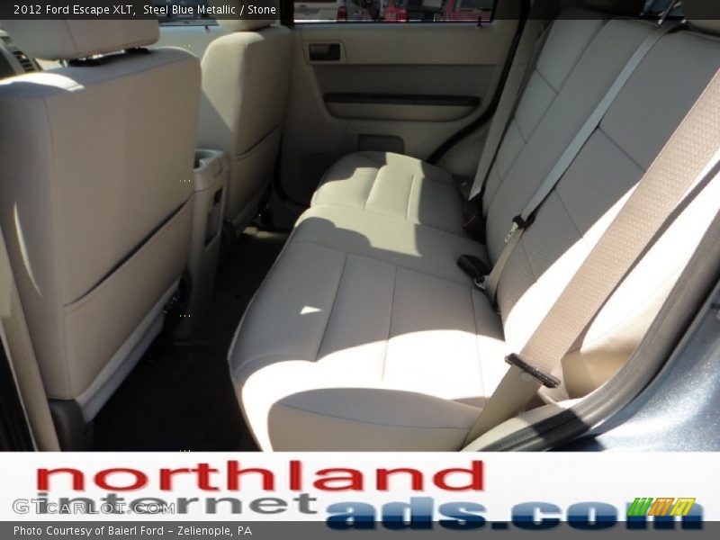 Steel Blue Metallic / Stone 2012 Ford Escape XLT