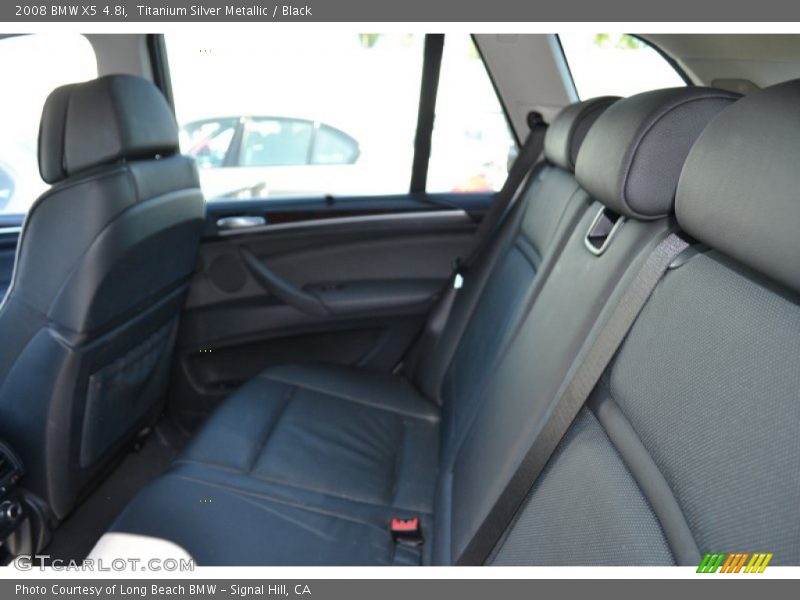 Titanium Silver Metallic / Black 2008 BMW X5 4.8i
