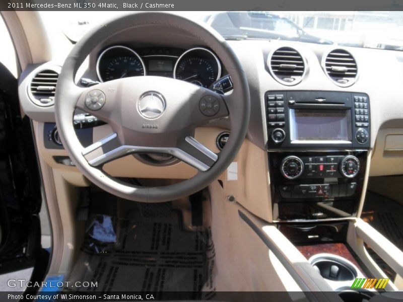 Black / Cashmere 2011 Mercedes-Benz ML 350 4Matic