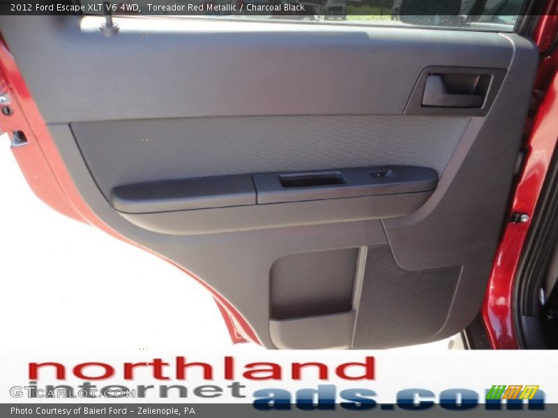 Toreador Red Metallic / Charcoal Black 2012 Ford Escape XLT V6 4WD