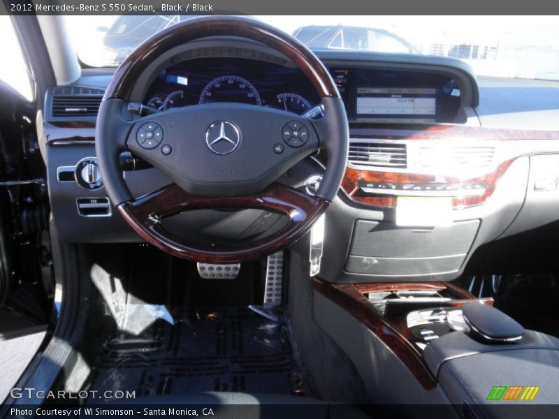 Black / Black 2012 Mercedes-Benz S 550 Sedan