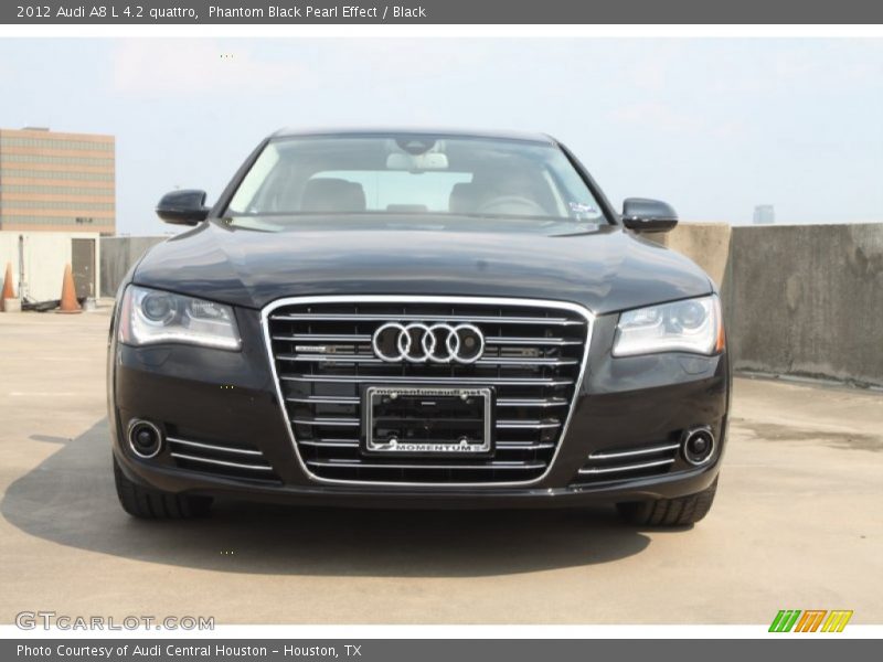 Phantom Black Pearl Effect / Black 2012 Audi A8 L 4.2 quattro