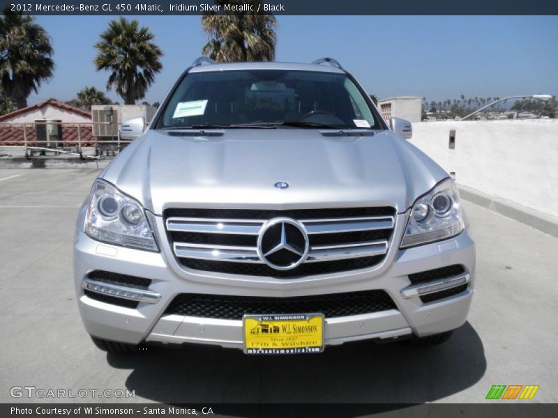 Iridium Silver Metallic / Black 2012 Mercedes-Benz GL 450 4Matic