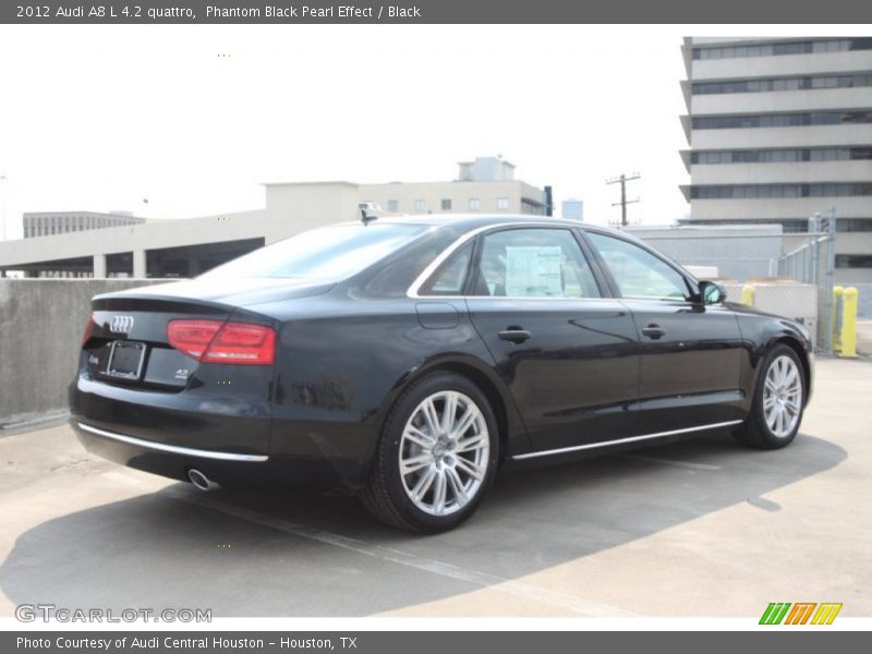 Phantom Black Pearl Effect / Black 2012 Audi A8 L 4.2 quattro