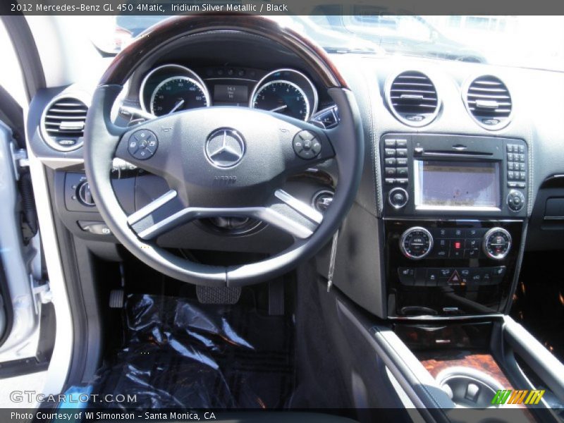 Iridium Silver Metallic / Black 2012 Mercedes-Benz GL 450 4Matic